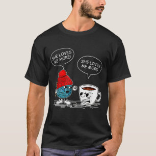 Sie Liebe mir mehr Crochgarn und Kaffee-Funny Cr T-Shirt