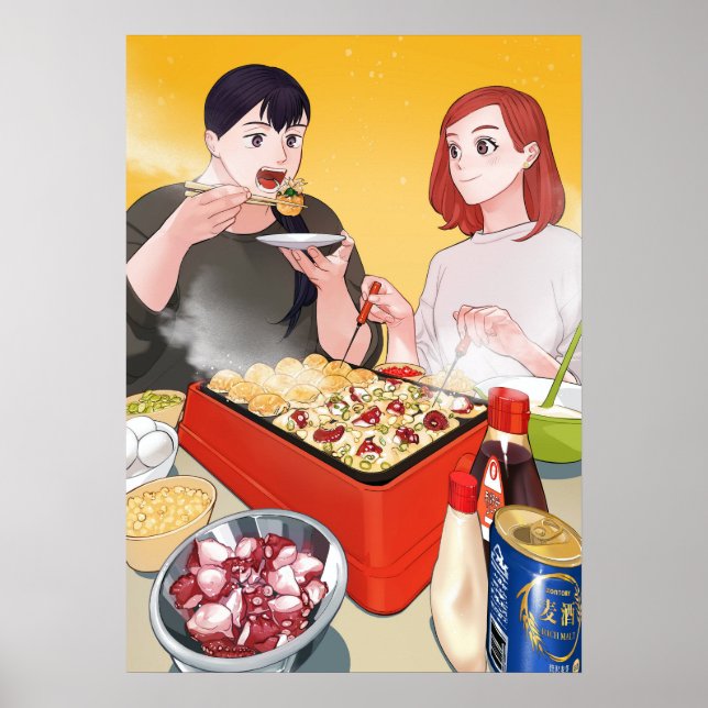 Sie Liebe zu kochen und Lieben, Promo zu essen Poster (Vorne)