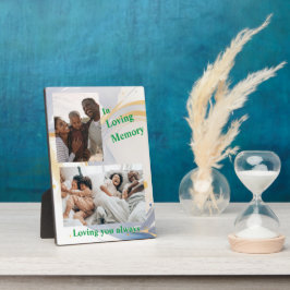 Sie lieben immer die Personalisierte Tabletop-Plak Fotoplatte