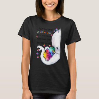 Sie liebte ein kleines Mädchen sehr Autismus-Bewus T-Shirt