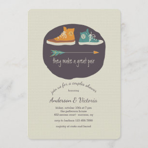 Sie machen eine große Paar-Duschen-Einladung Einladung