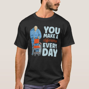 Sie machen einen Unterschied jeden Tag Senior Care T-Shirt