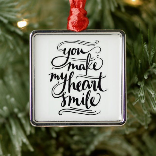 **SIE MACHEN MEIN HERZSMILE** ORNAMENT (Baum)