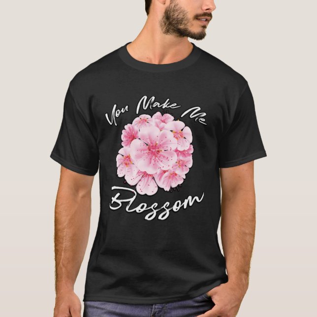 Sie machen mich Blossom Blumendesigner Florist Puf T-Shirt (Vorderseite)