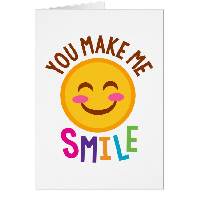 Sie machen mich Lächeln Emoji (Vorne)