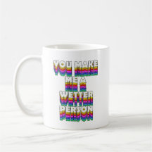 Sie machen mich zu einer Wetter-Person Regenbogen-
