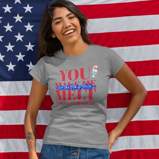 Sie machen mich zum Melt...4. Juli Tri-Blend Shirt (Von Creator hochgeladen)