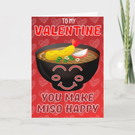 Sie machen Miso Happy Funny Valentine Card Karte