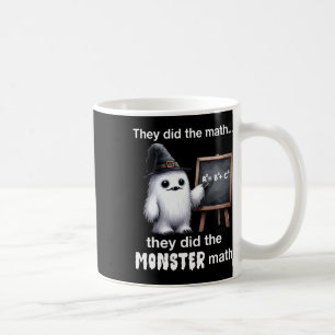 Sie machten die Monster-Mathe Yeti Lustiger Hallow Kaffeetasse