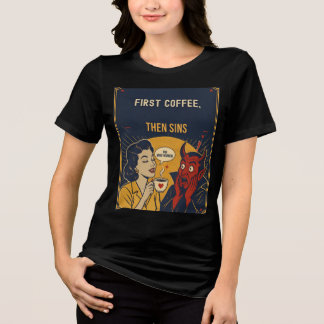 Sie mag den Teufel Tri-Blend Shirt