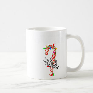 Sie mag mein Zuckerstangen-Skelett-Paar-Weihnachte Kaffeetasse