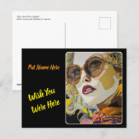 "Sie mag Pina Coladas" Gemälde auf einem