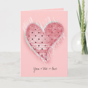 Sie + Me = Liebe Karte
