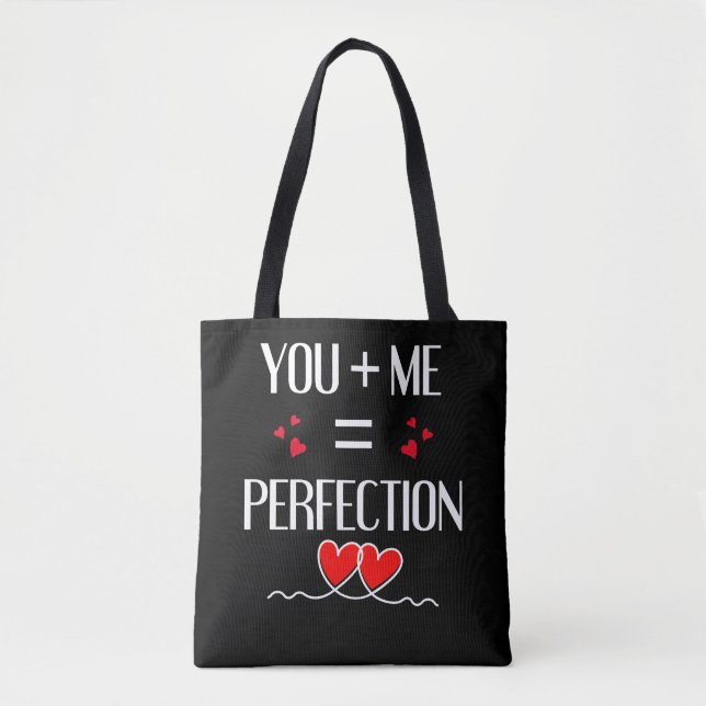 Sie + Me = Perfektion - Niedliches Couple Design (Vorderseite)