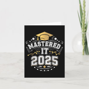 Sie meisterte es 2025 Master-Grad-Abschluss Gif Karte