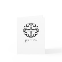 Sie + mich | Hmong inspirierte Karte