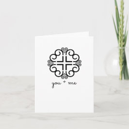 Sie + mich | Hmong inspirierte Karte