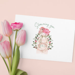 Sie mit der Liebe-Grußkarte Dankeskarte