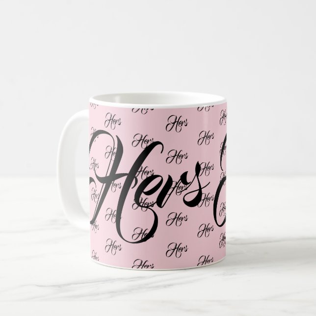 Sie mit Muster Kaffeetasse (Vorderseite Links)
