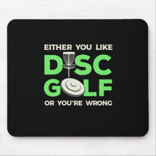 Sie mögen Disk Golf Mousepad