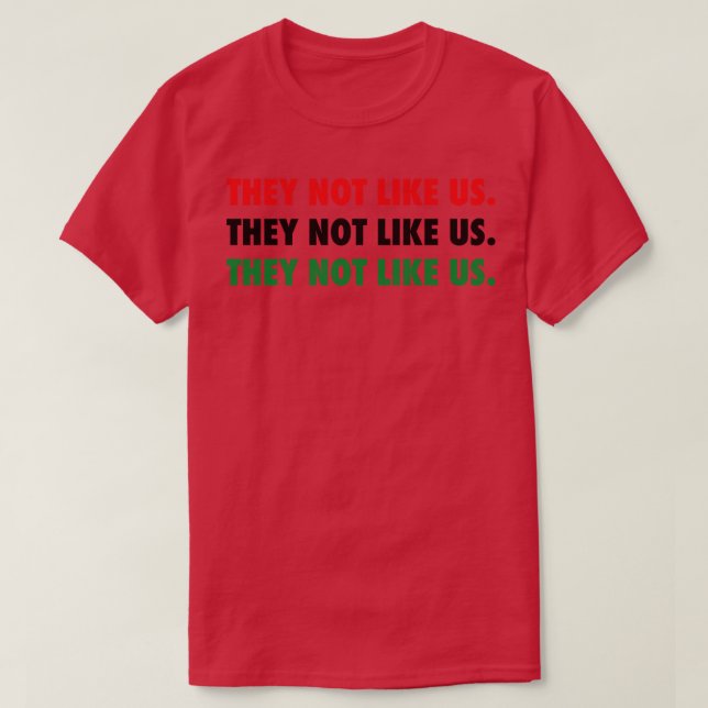Sie mögen kein US African Colors TShirt (Design vorne)