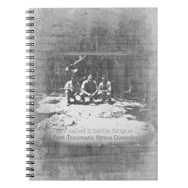 Sie nannten es Battle Fatigue PTSD Awareness Notizblock (Vorderseite)
