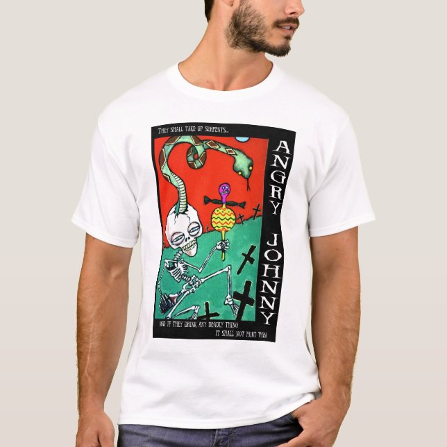 Sie nehmen Schlangen auf T-Shirt (Vorderseite)