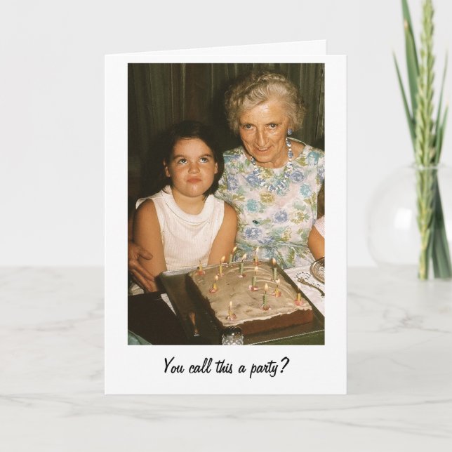 Sie nennen dieses ein Party? Karte (Vorderseite)
