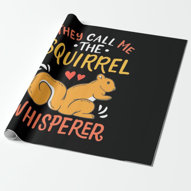 Sie nennen mich das Eichhörnchen Whispern Geschenkpapier (Ungerollt)