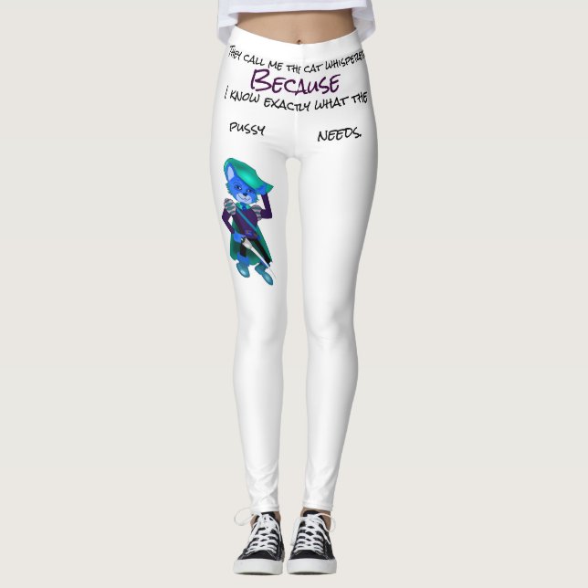 Sie nennen mich die Katze flüstern. Leggings (Vorderseite)
