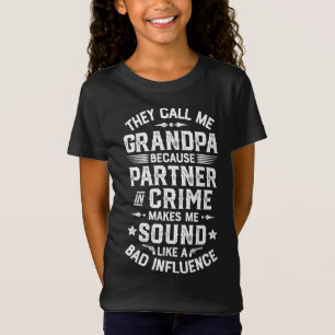 Sie nennen mich Großvater-Partner am Tag der Krimi T-Shirt