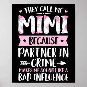 Sie nennen mich Mimi, weil Partner in Crime Funny  Poster