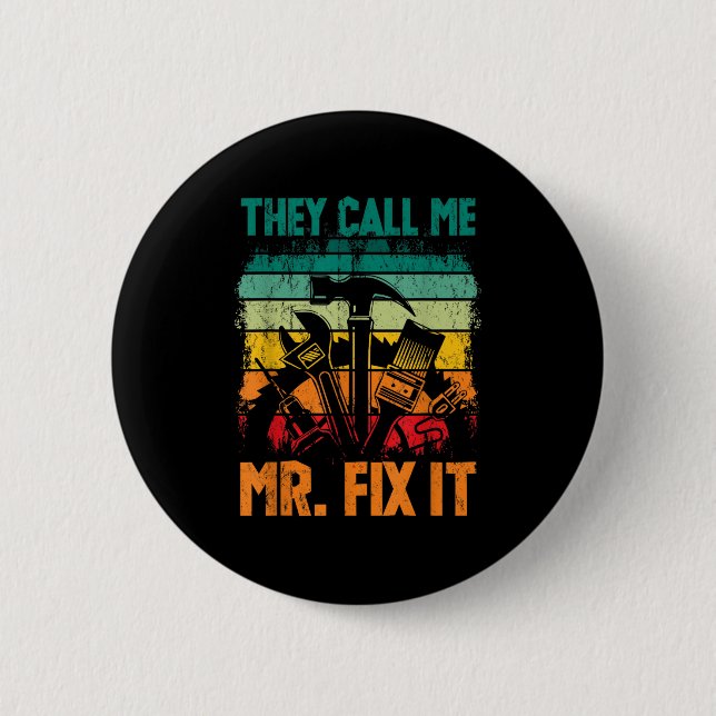 Sie nennen mich Mr. Fix Button (Vorderseite)