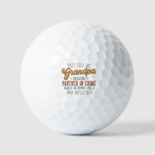 Sie nennen mich Opa Lustiger Vatertag Opa Golfball