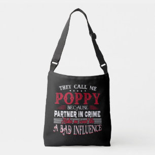 Sie nennen mich Poppy, weil Partner In Crime macht Tragetaschen Mit Langen Trägern