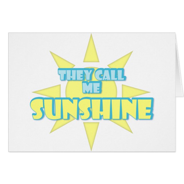 Sie nennen mich Sunshine (Vorderseite (Horizontal))