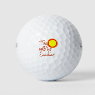Sie nennen mich Sunshine Golfball