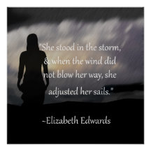 Sie passte ihre Segel Inspiration Sq Poster