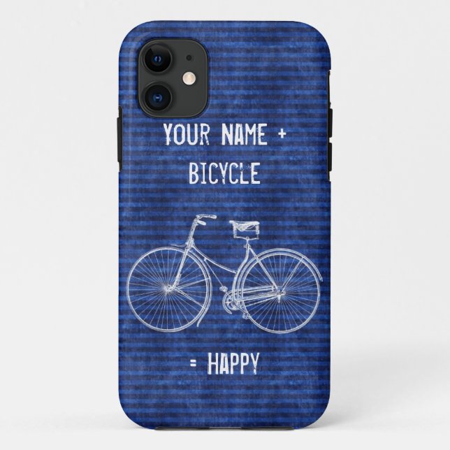 Sie plus Fahrrad entsprechen den glücklichen Case-Mate iPhone Hülle (Rückseite)