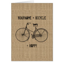 Sie plus Fahrrad entsprechen glücklichem