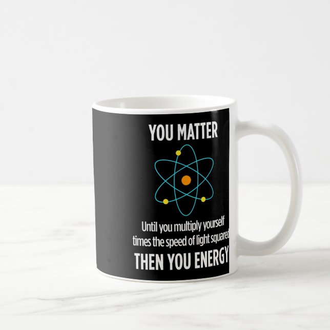 Sie Problem Sie Energie Lustiger Physiker Physikli Kaffeetasse (Rechts)