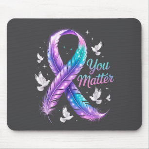 Sie Ribbon Schmetterling Selbstmordbewusstsein Fra Mousepad