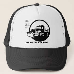 Sie rufen mich Herrn Plow an Truckerkappe
