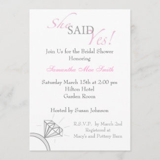 Sie sagte errötet ja Rosa Einladung