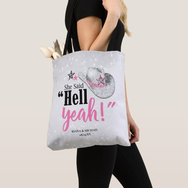 Sie sagte 'Hell Yeah' Cowgirl Hut ID927 (Von Nahem)