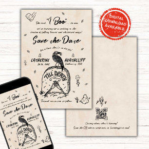 Sie sagte, ich BOO bis zum Tod und nach der Hochze Einladung