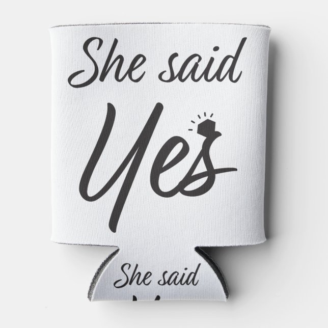 Sie sagte ja dosenkühler (Vorderseite)