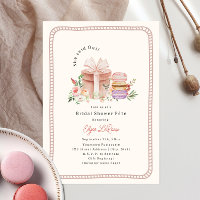 Sie sagte Oui Französisch Macaron Brautparty Borde
