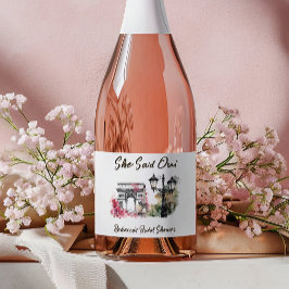 Sie sagte Oui Paris Brautparty Parisian Brunch