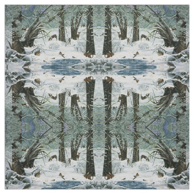 Sie sagten, es würde nicht schneien stoff (Muster)